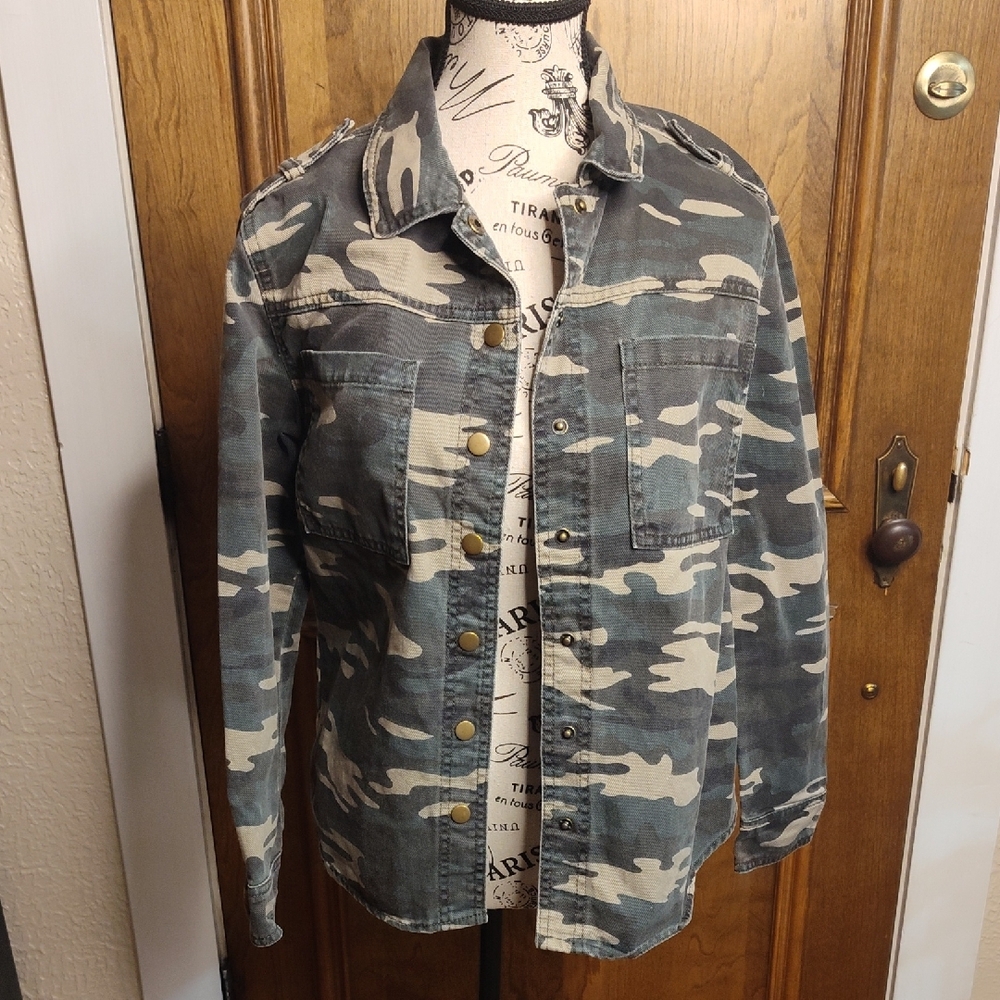 Camouflage Denim Jacket